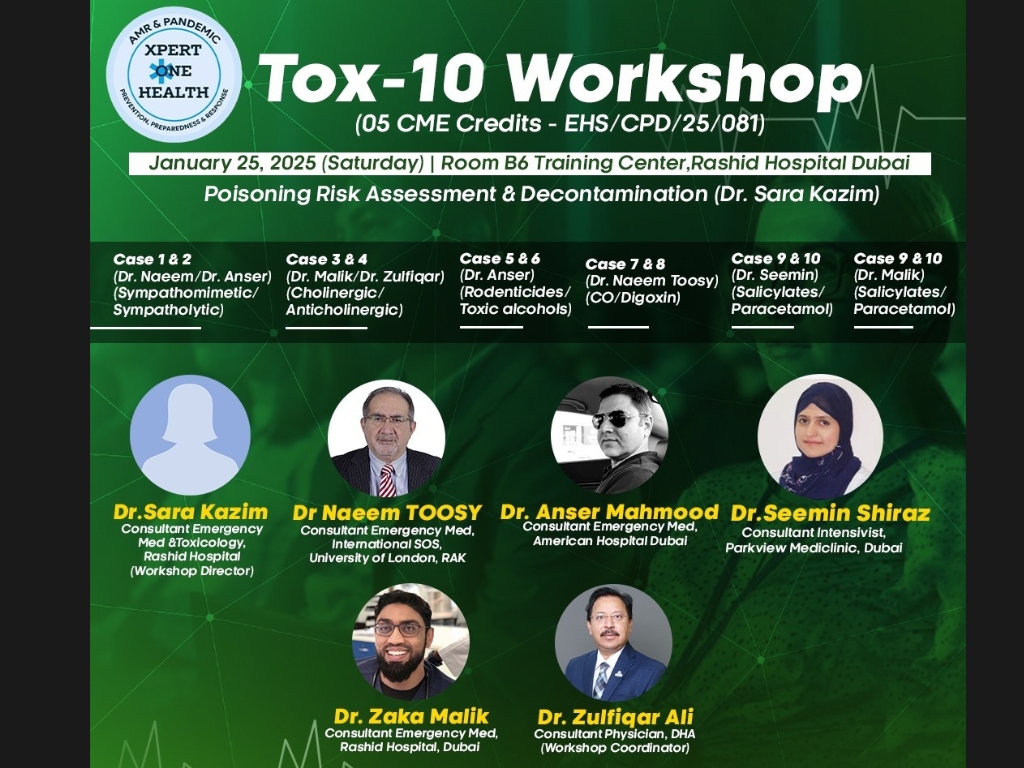 Tox-10 Workshops by PSIM UAE Chapter