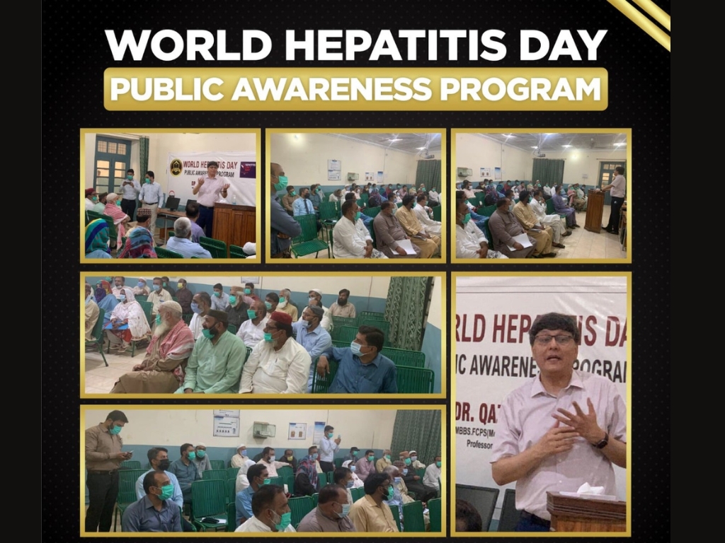 Public Awareness Seminar of World Hepatitis Day Celebrating by Bahawalpur Chapter