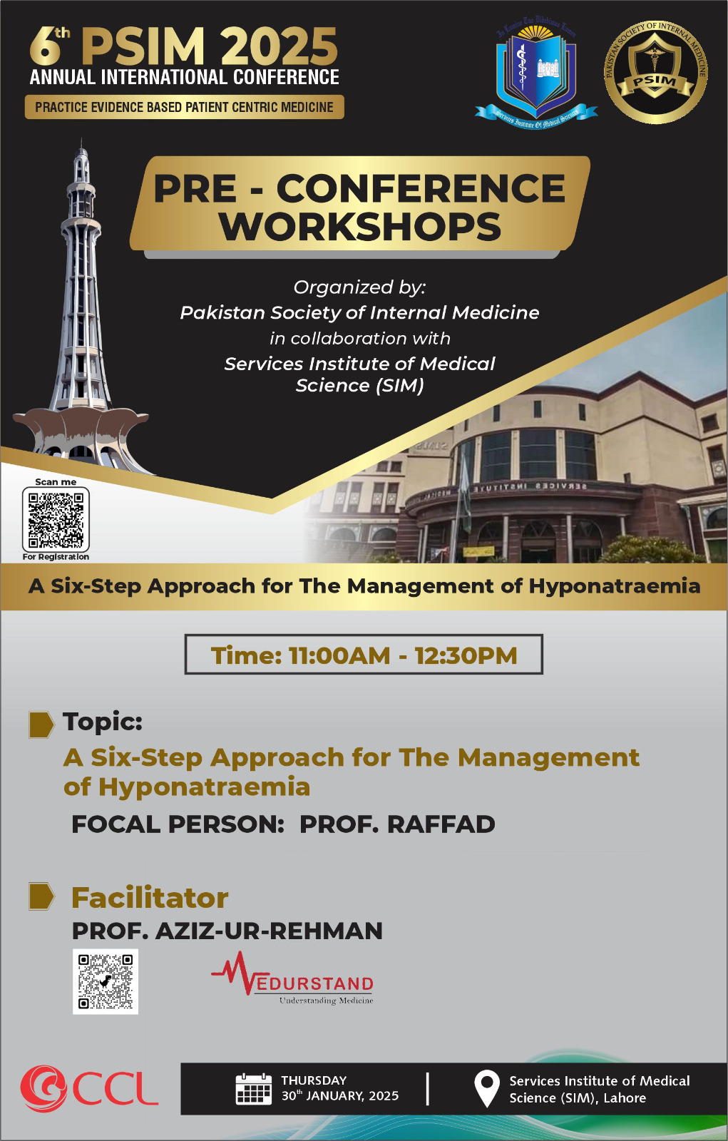 A Six Step Approach for the Management of Hyponatraemia Workshop at SIMS