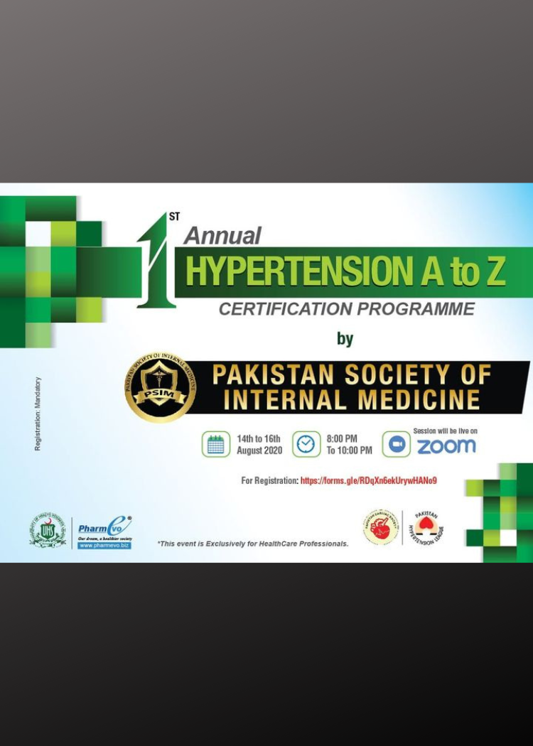 1st Hypertension A-Z Course