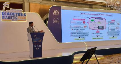 Prof. Tariq Waseem (SVP Research -PSIM) Delivers Key Talk at Diabetes and Diabetic Foot Conference in Karachi