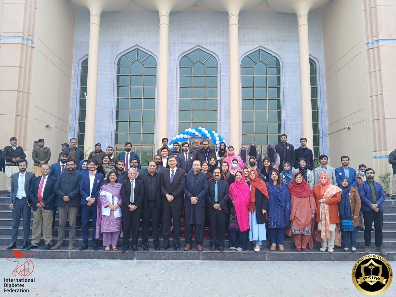 Saminar on World Dabetes at islamia University Bahawalpur by Prof. Qazi Masroor Ali